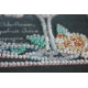 Mini Bead embroidery kit Blushing bride