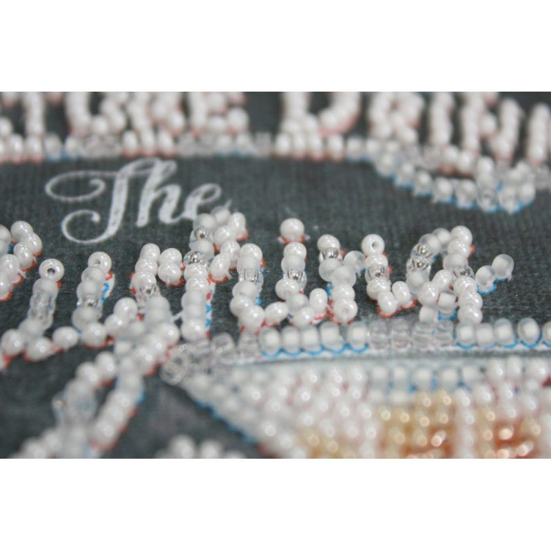 Mini Bead embroidery kit Blushing bride