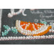 Mini Bead embroidery kit Blushing bride