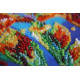 Mini Bead embroidery kit Multicolored iris