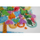 Mini Bead embroidery kit The heart of the holiday