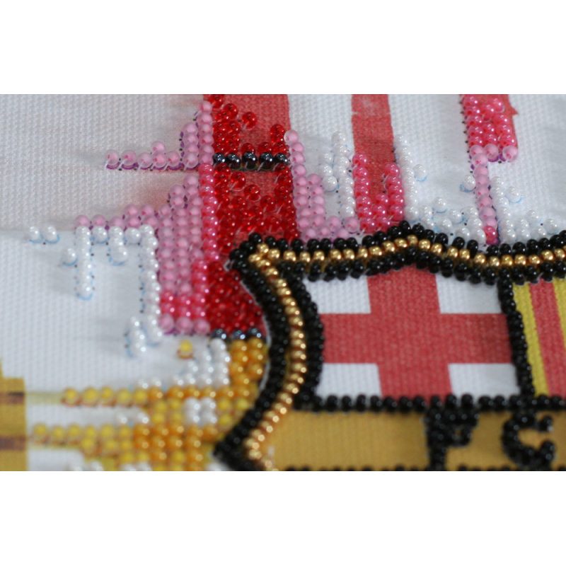 Mini Bead embroidery kit FC Barcelona
