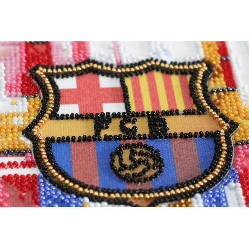 Mini Bead embroidery kit FC Barcelona