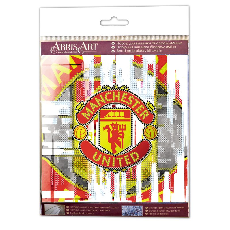 Mini Bead embroidery kit FC Manchester United