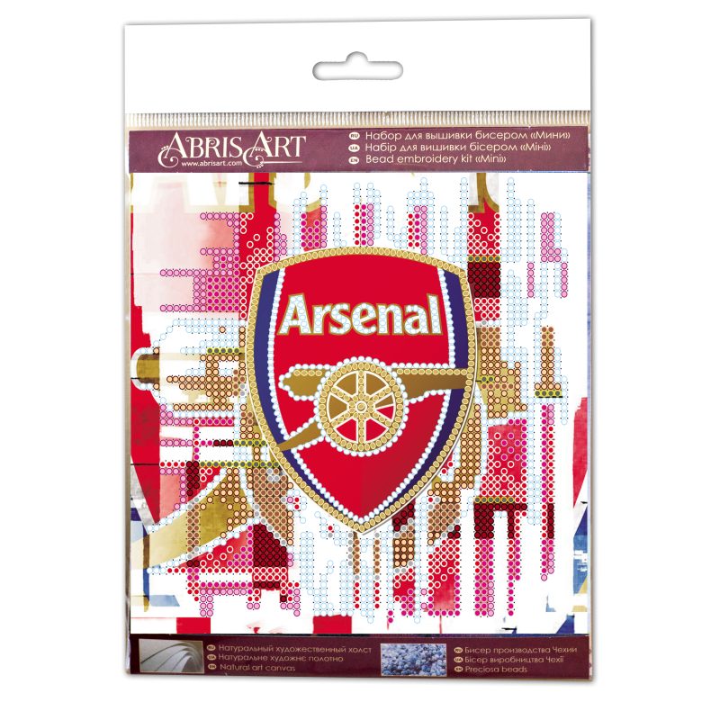 Mini Bead embroidery kit FC Arsenal