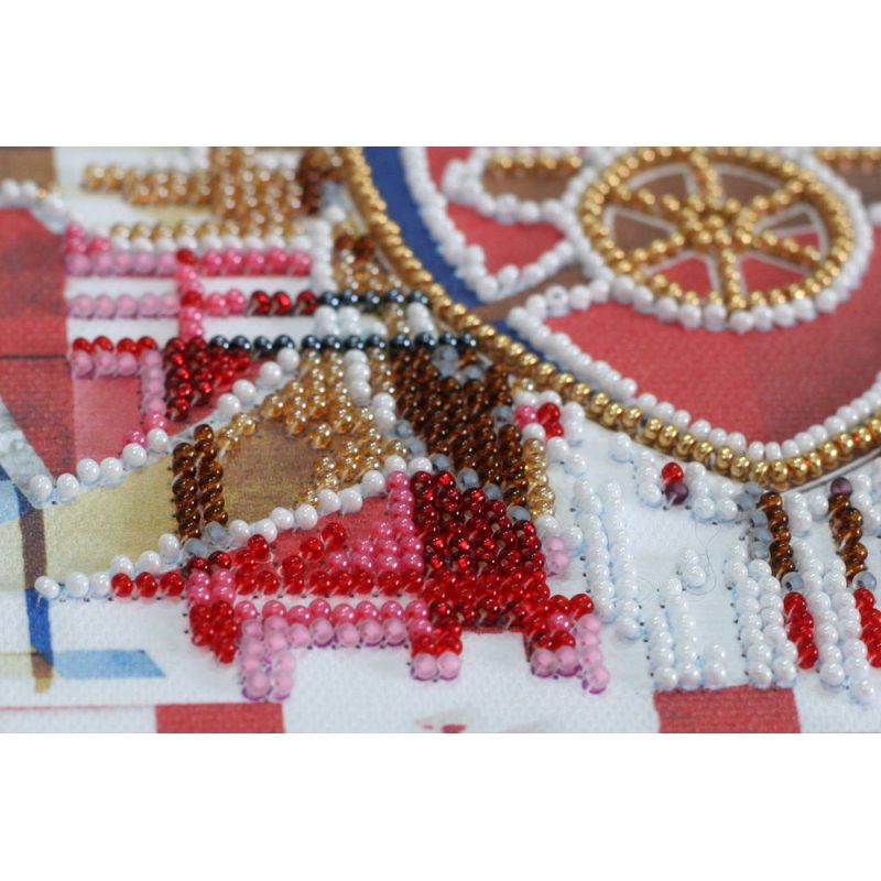 Mini Bead embroidery kit FC Arsenal