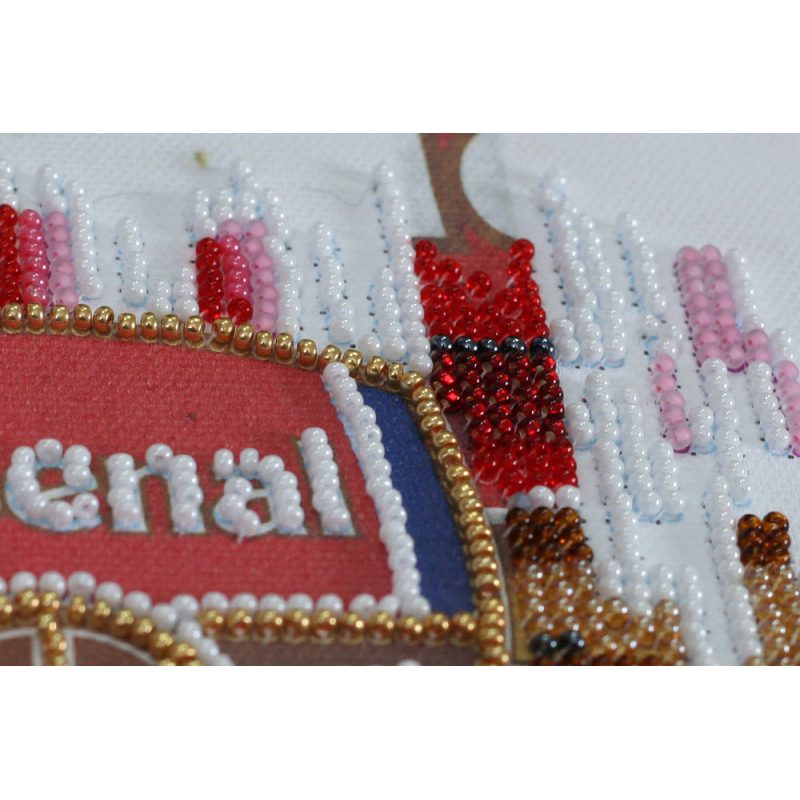 Mini Bead embroidery kit FC Arsenal