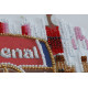 Mini Bead embroidery kit FC Arsenal