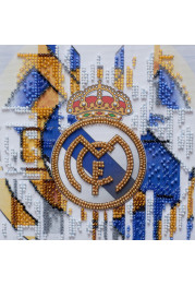 Mini Bead embroidery kit FC Real Madrid
