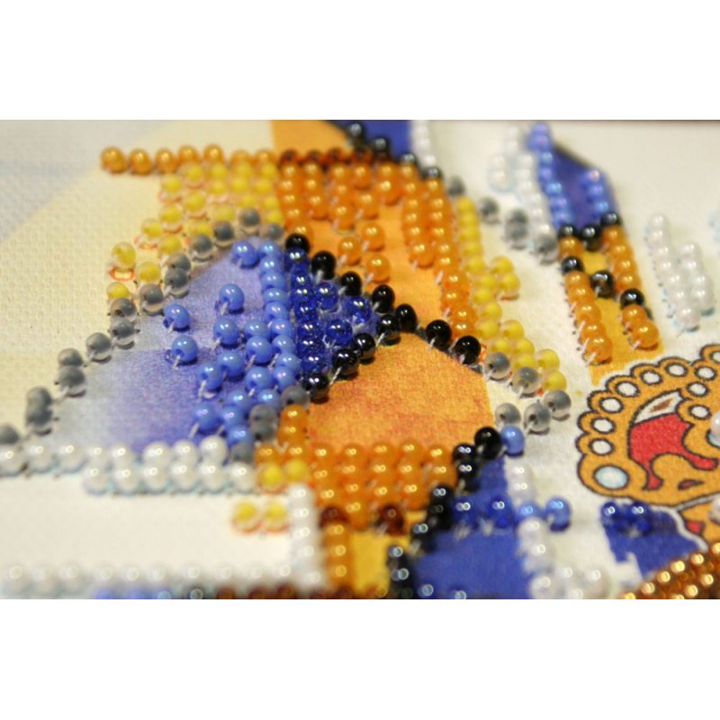 Mini Bead embroidery kit FC Real Madrid