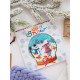 Mini Bead embroidery kit Snowiness