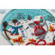 Mini Bead embroidery kit Snowiness