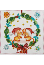 Mini Bead embroidery kit Kisses