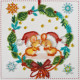 Mini Bead embroidery kit Kisses