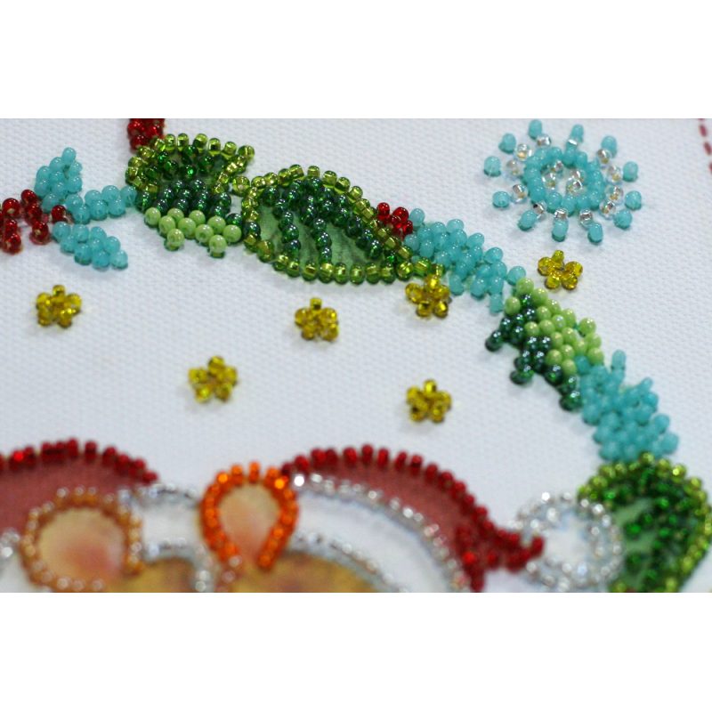 Mini Bead embroidery kit Kisses
