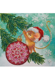 Mini Bead embroidery kit Decorating christmas tree