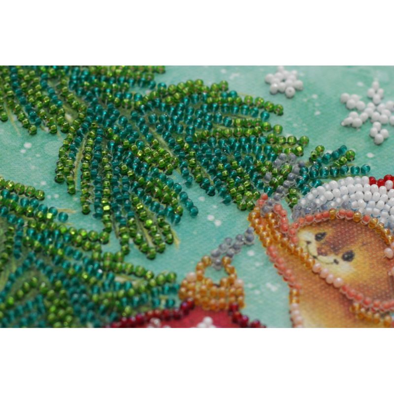 Mini Bead embroidery kit Decorating christmas tree