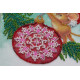 Mini Bead embroidery kit Decorating christmas tree