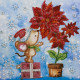Mini Bead embroidery kit Winter miracle