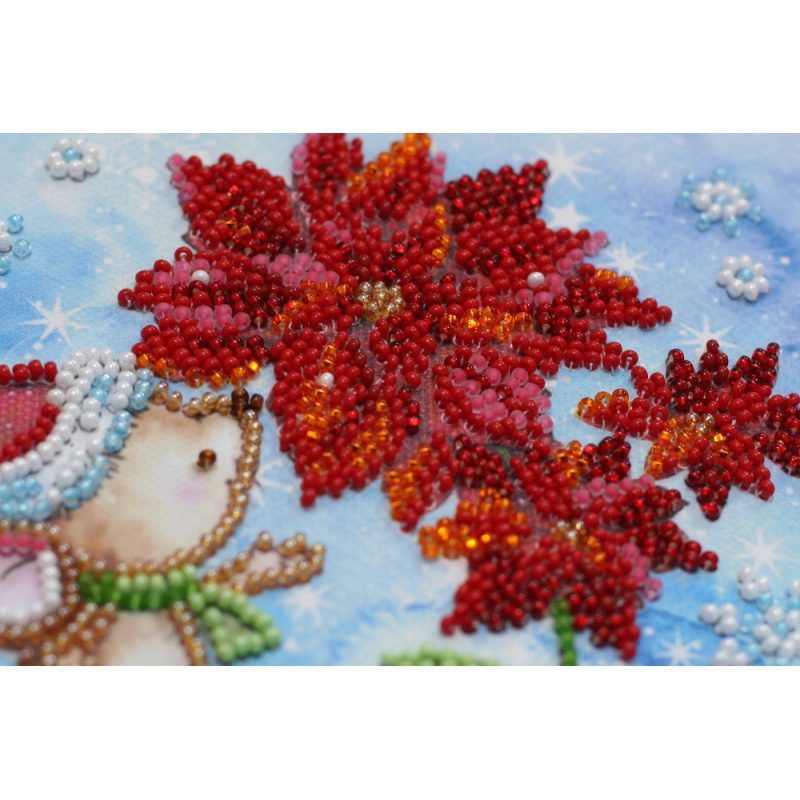 Mini Bead embroidery kit Winter miracle