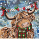 Mini Bead embroidery kit Christmas goby