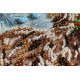 Mini Bead embroidery kit Christmas goby