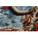 Mini Bead embroidery kit Christmas goby