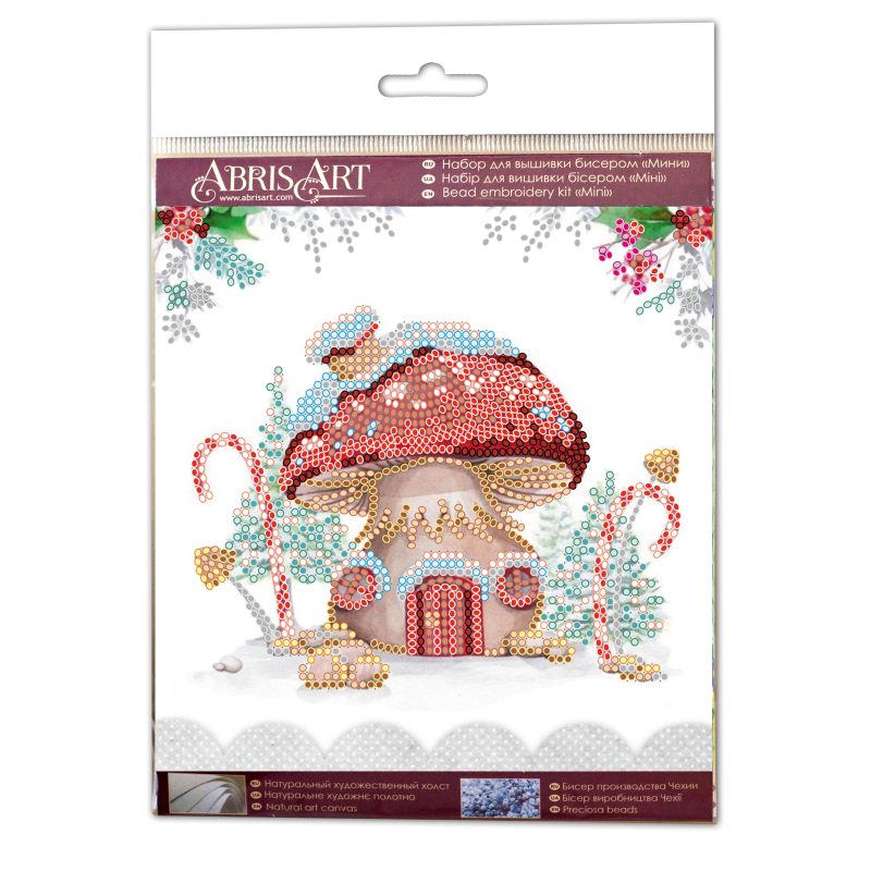 Mini Bead embroidery kit Winter magic