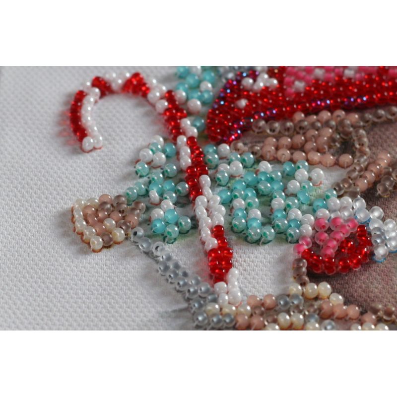 Mini Bead embroidery kit Winter magic