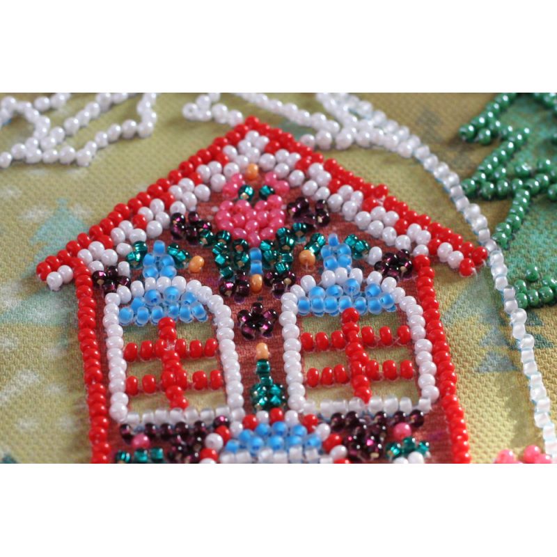 Mini Bead embroidery kit It's like a fairytale