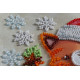 Mini Bead embroidery kit Christmas cookies