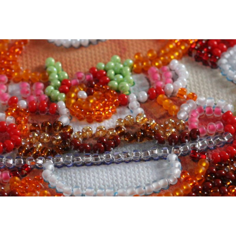Mini Bead embroidery kit Christmas cookies