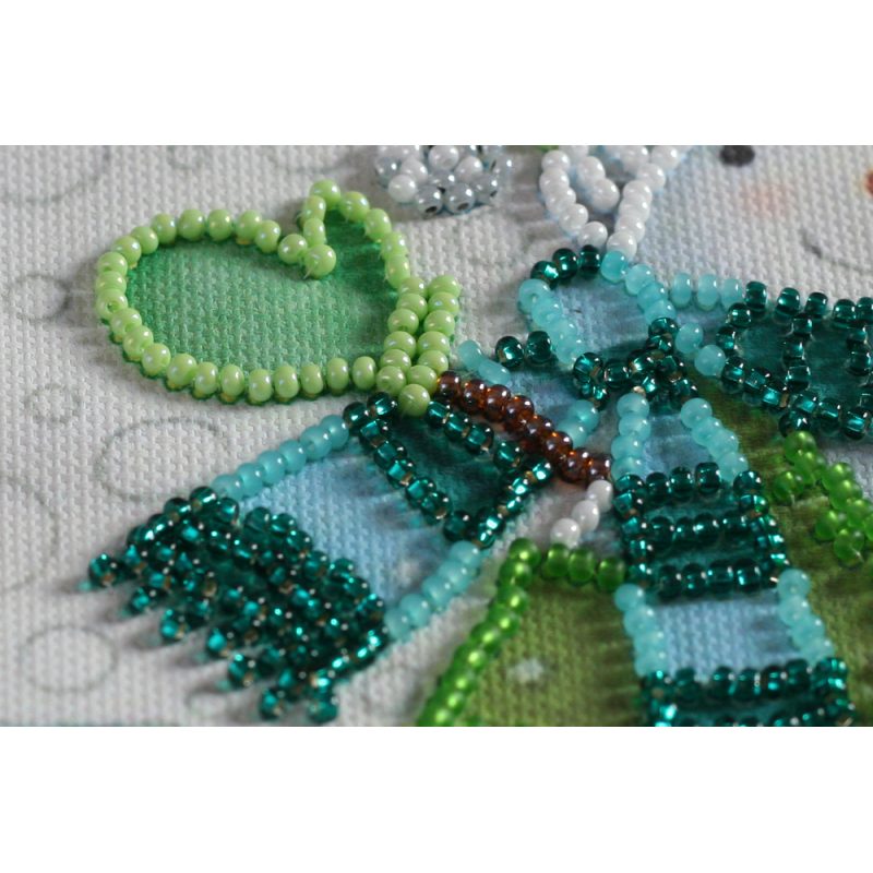 Mini Bead embroidery kit Snow friends