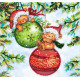 Mini Bead embroidery kit Cute fun