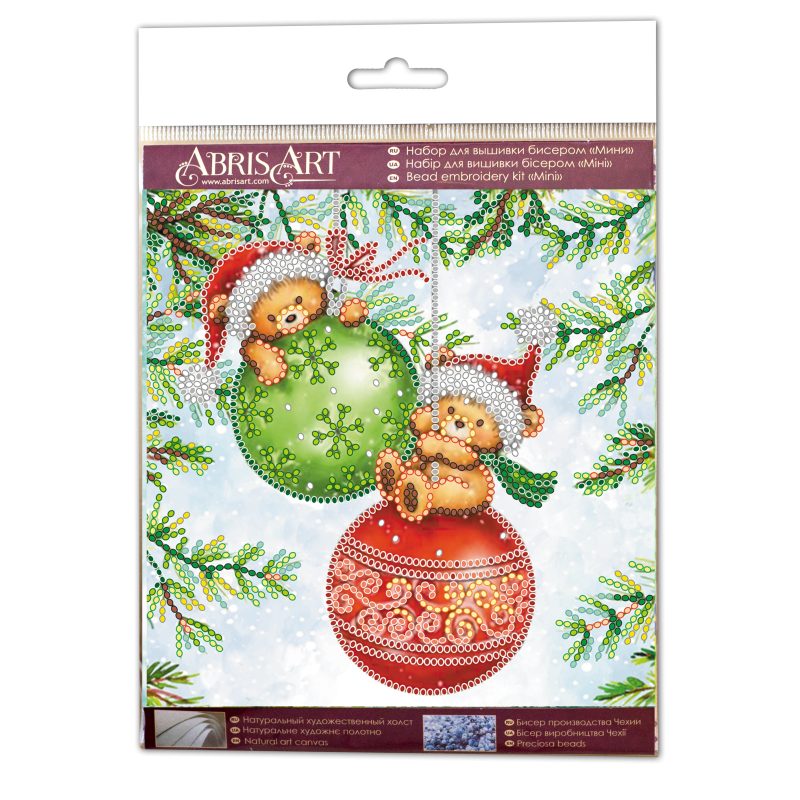Mini Bead embroidery kit Cute fun