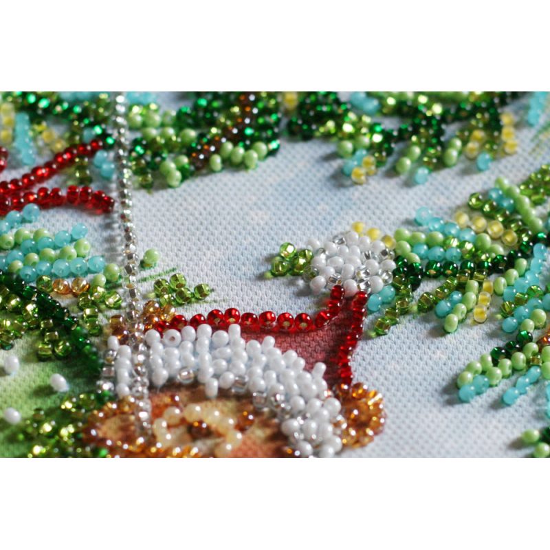 Mini Bead embroidery kit Cute fun