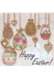 Mini Bead embroidery kit Happy Easter