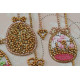 Mini Bead embroidery kit Happy Easter