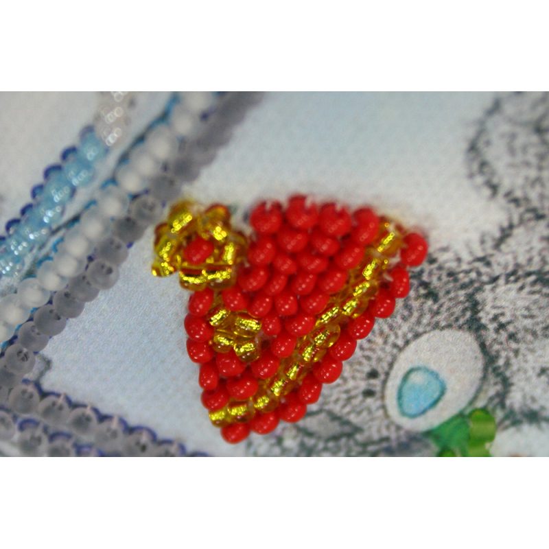 Magnets Bead embroidery kit Teddy bear