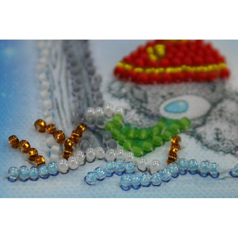 Magnets Bead embroidery kit Teddy bear