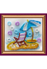 Magnets Bead embroidery kit Under the umbrella