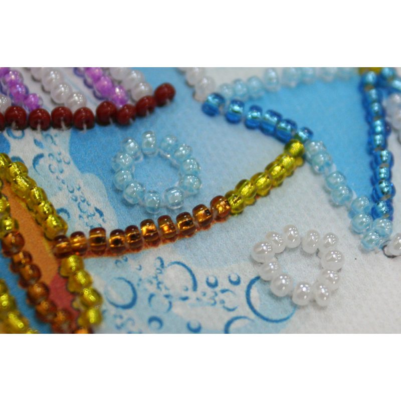 Magnets Bead embroidery kit Under the umbrella