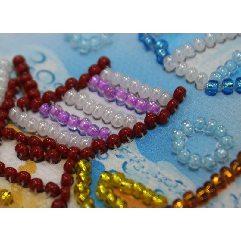 Magnets Bead embroidery kit Under the umbrella