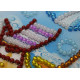 Magnets Bead embroidery kit Under the umbrella