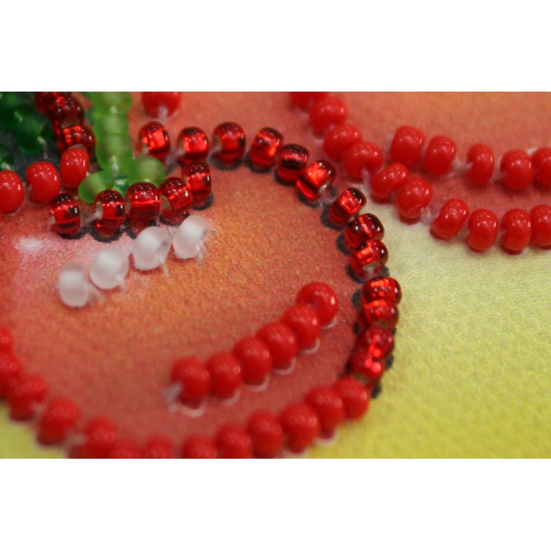 Magnets Bead embroidery kit Cherry