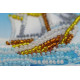 Magnets Bead embroidery kit Sailboat