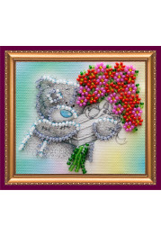 Magnets Bead embroidery kit Congrats