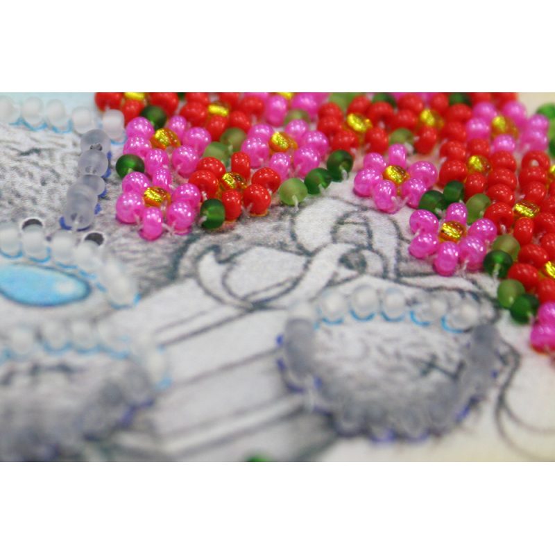 Magnets Bead embroidery kit Congrats