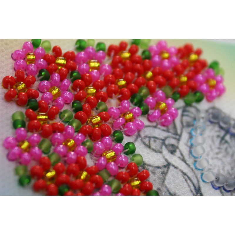 Magnets Bead embroidery kit Congrats