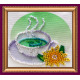Magnets Bead embroidery kit Vanilla